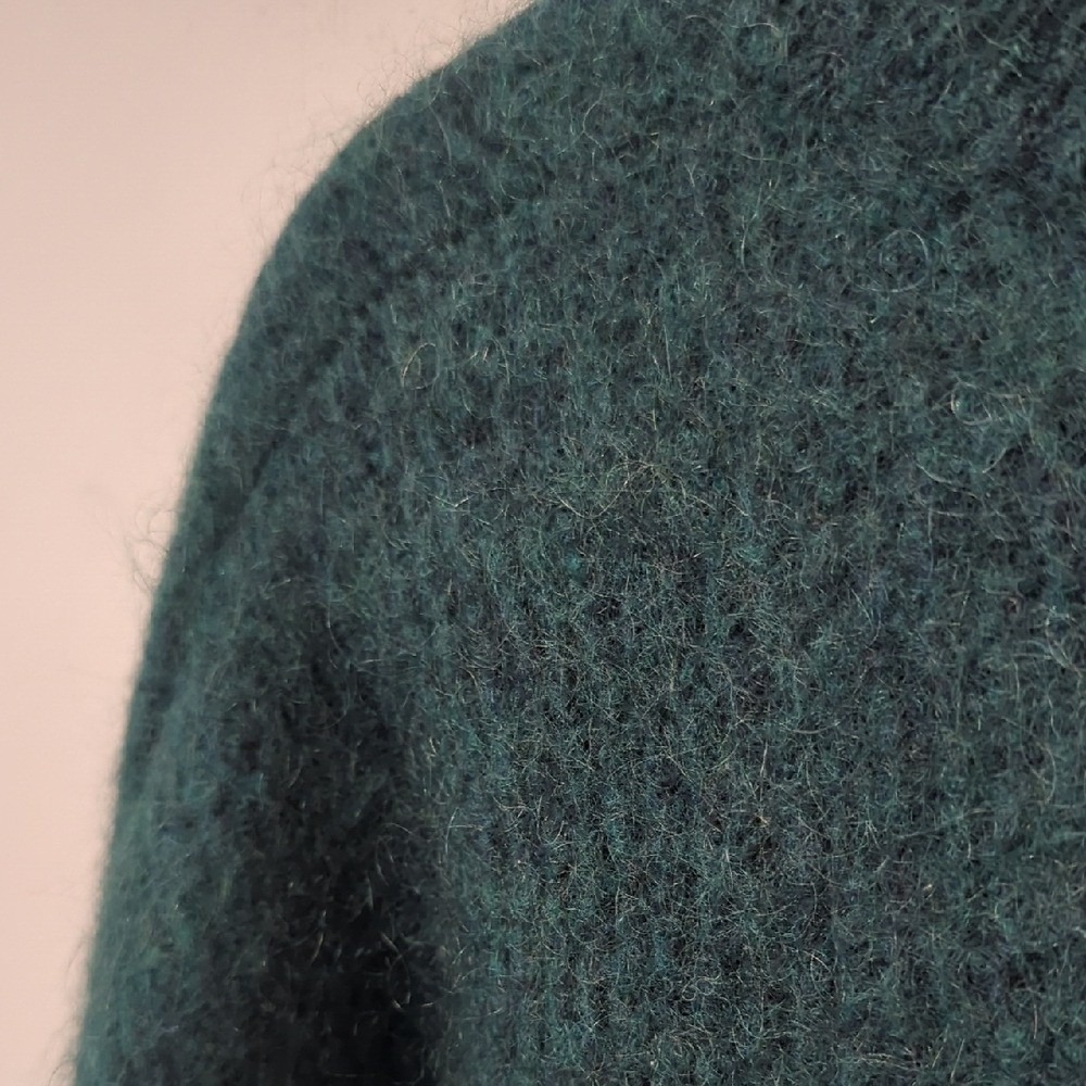 Mohair‎ Sweater Gestuz Brenda GZ V-Neck Pullover Green size Small image 6
